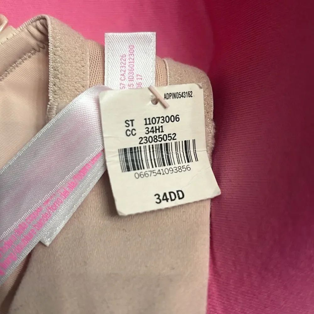 Victorias Secret Pink Wear Everywhere Super Push Up Bombshell padded bra Beige - Picture 4 of 5